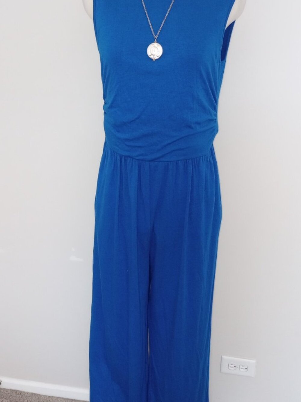 Pretty Garden Women Blue summer Jumpsuit size M